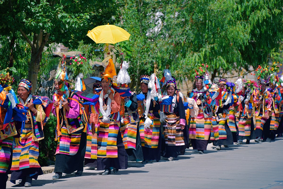 Ongkor Festival in Shannan