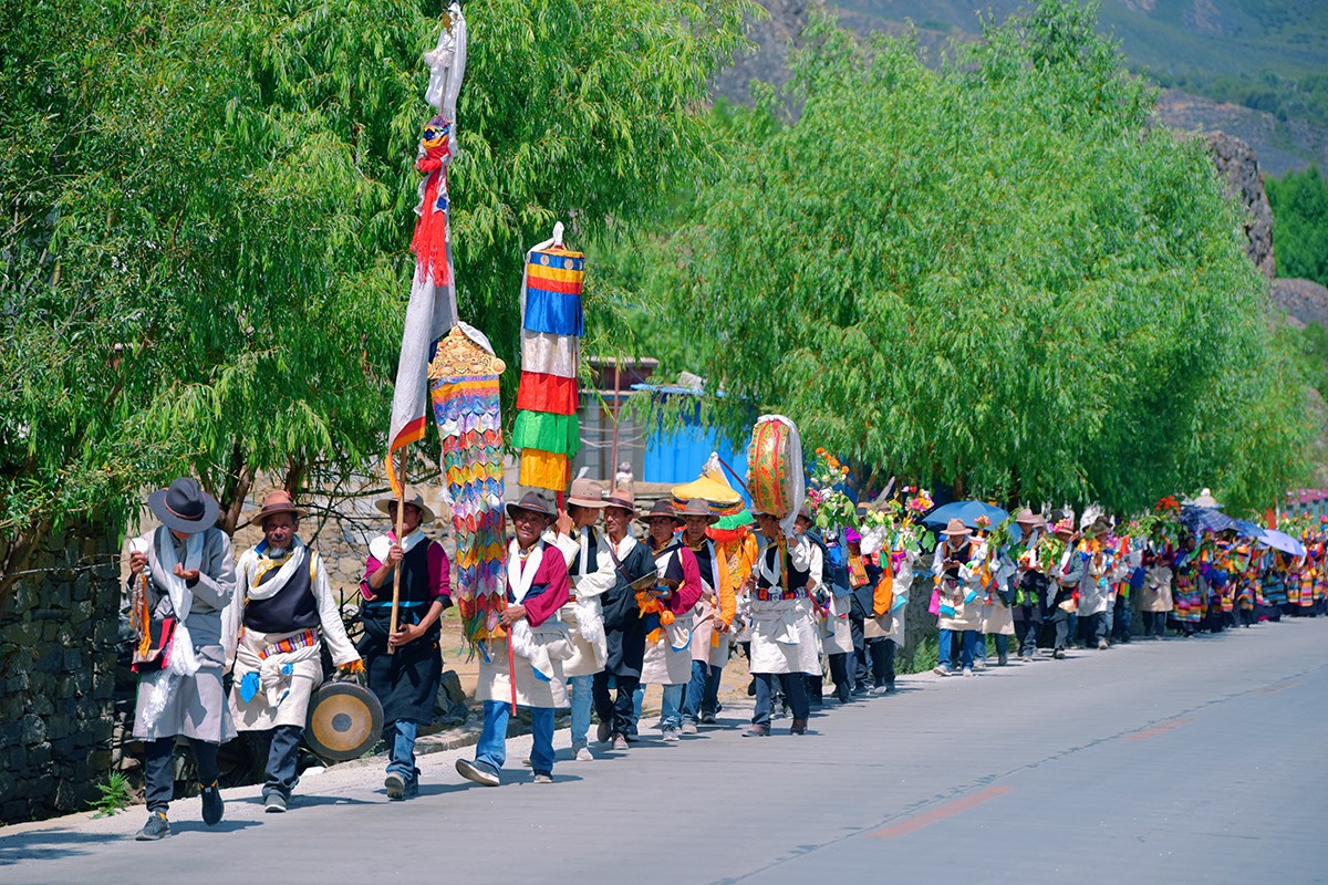Ongkor Festival in Shannan