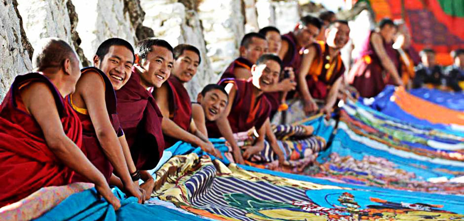 Thangka Festival during Summer Prayer at Tsurpu Monastery