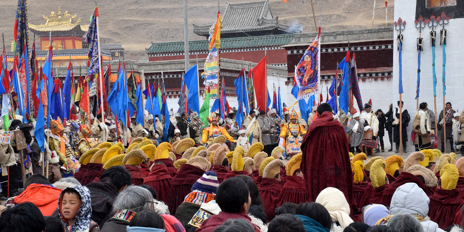Treasure Show Festival at Shitsang Monastery in Luqu