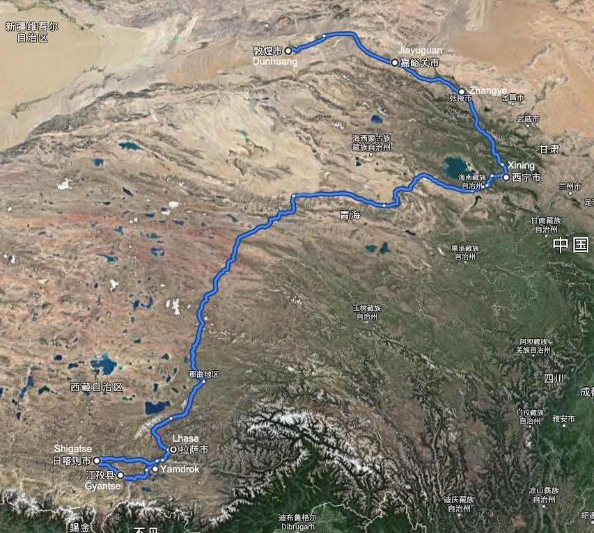 From Silk Road to Tibet