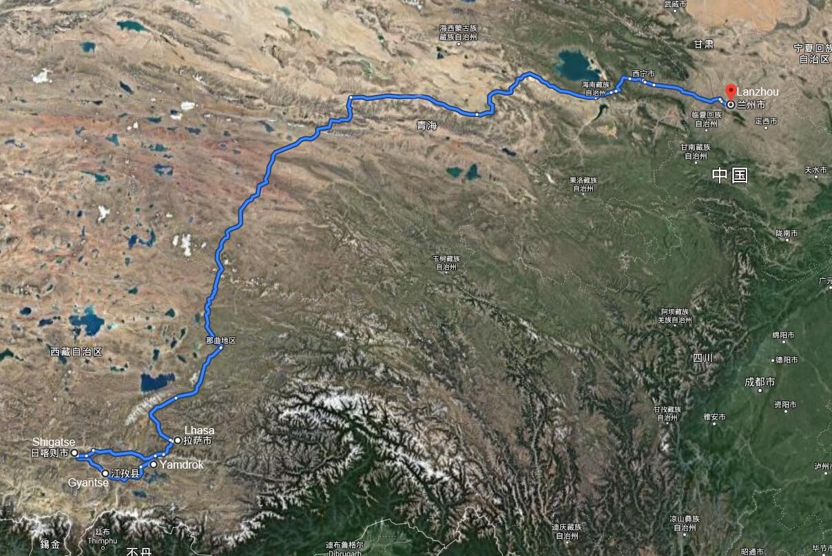 Tibet Classic Tour with Tibet Train from Lhasa to Lanzhou